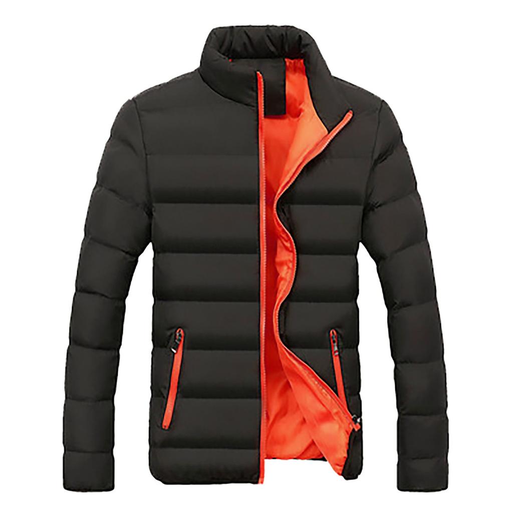 Men's  Winter Zipper Warm Down Jacket Packable Light  Coat