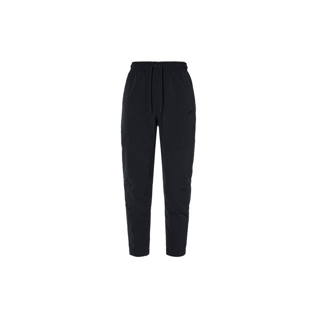 Nike Sportswear Tech Essentials Embroidered Logo Drawstring Casual Pants Men Bottoms Black DQ4344-010