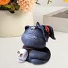 Resin Cat Figurines Magician Cat Figurine Hand-painted Magician Cat Statue for Halloween Decor Collectible Figurine for Home