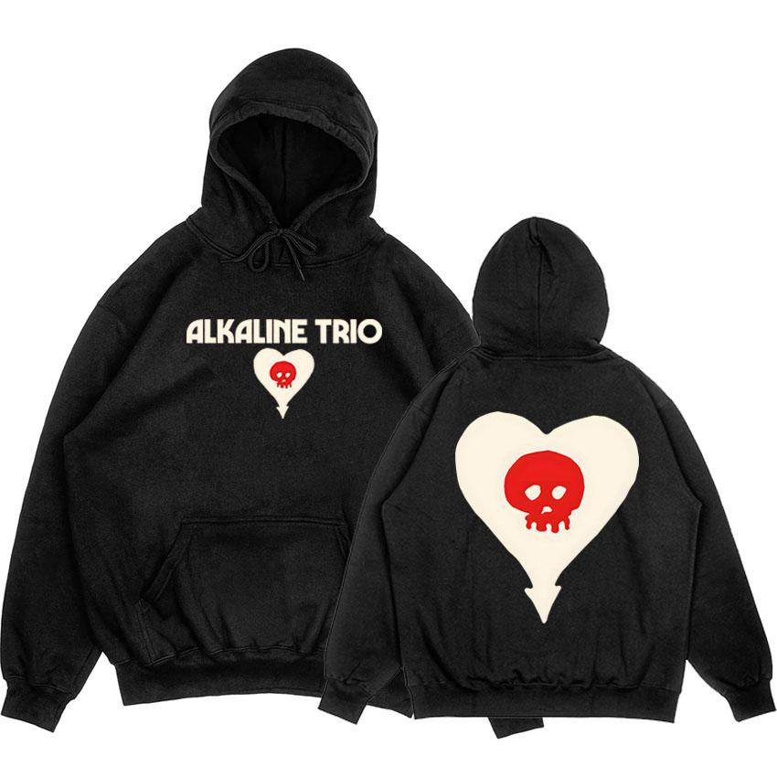 

Men Clothes Alkaline Trio Band Heavy Mental Hoodies Graphic Printing Sweatshirt Ropa Hombre Sudadera Funny Heart Hip Hop Hoodie 3XL