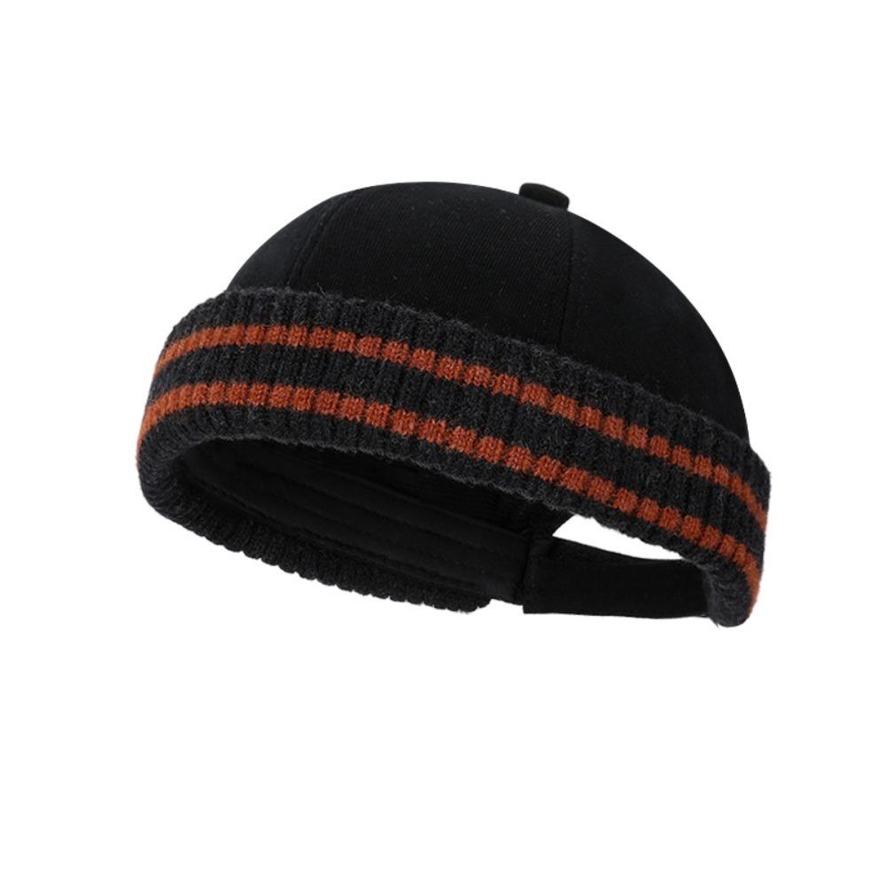 Brimless Beanie Cap Keep Warm Knit Hat Fashion Bucket Hat  Winter