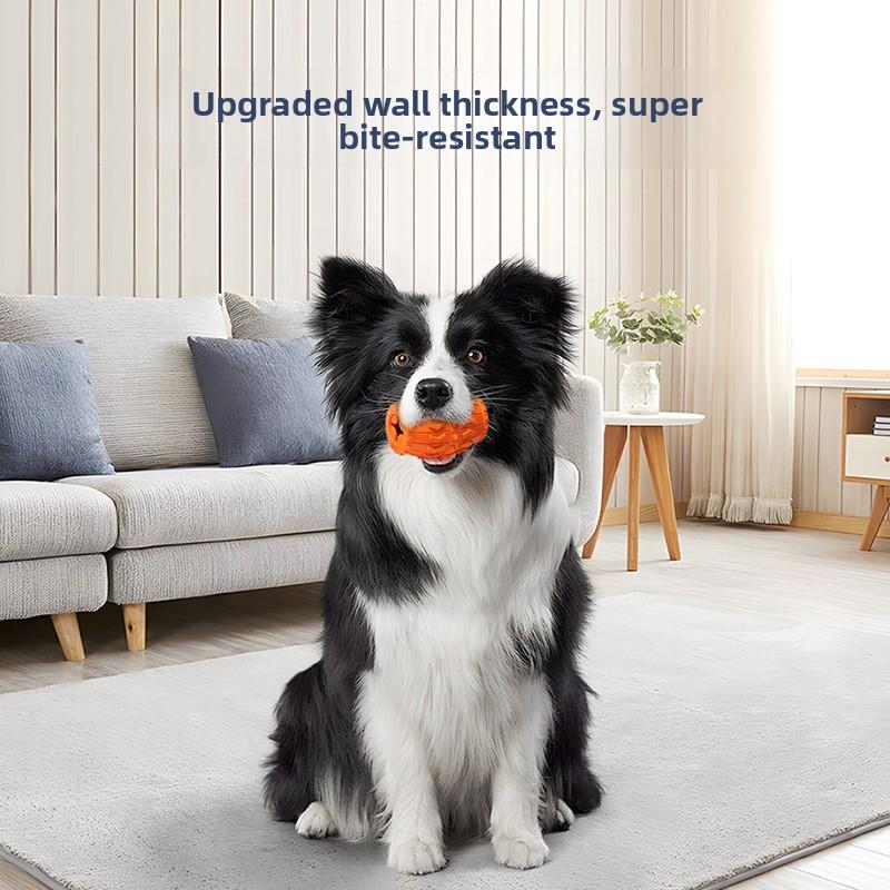 Leaky Food Storage Wine Barrel Toy, Teething and Biting Dog Toy, Unbreakable Interactive and Educational Rubber Pet Toy