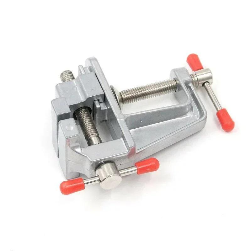 360° New Rotary Mini Bench Vise Clamp Table Swivel Lock Clamp DIY Repair Tool Household Parts Supplies