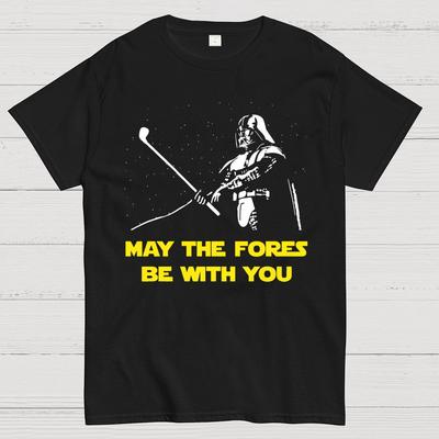 May The Fores Be With You 100% Cotton Summer Casual Cool Loose T-Shirt