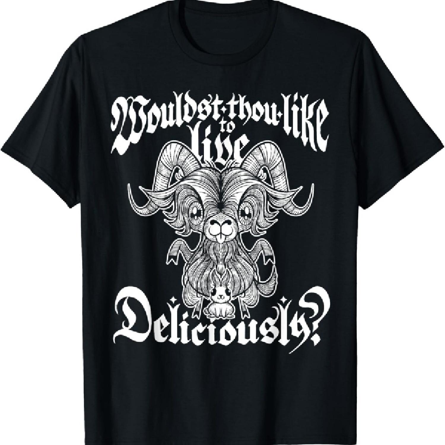 

Blackcraft Cute Baphomet Black Goat Satan T-Shirt T-Shirt S