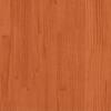 Solid Wood Bed Frame without Mattress Wax Brown 75 x 190 cm Pine Wood