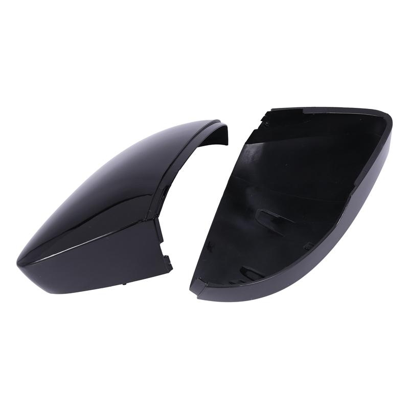 Glossy Black Car Rearview Mirror Covers Side Wing Mirror Caps for Skoda Octavia Mk3 A7 5E 2014- for T-ROC