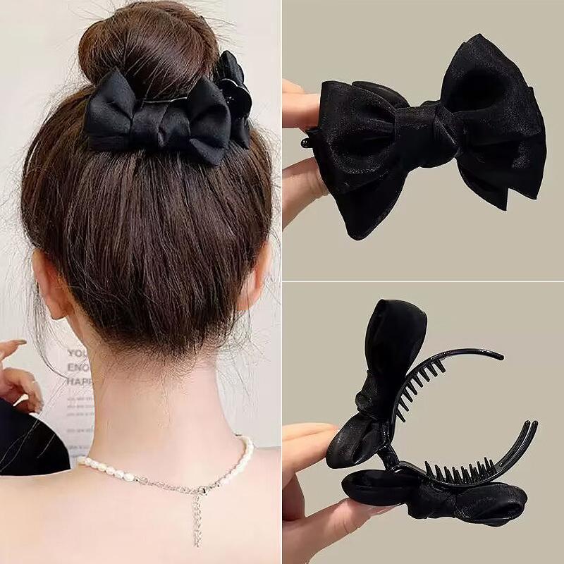 Mini Piccolo Clip a Pinza per Capelli a Farfalla Dolce Rete Clip a Squalo per Chignon Accessori Fermaglio per Capelli Spessi