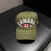 Nauja pavasarinė ir vasarinė kepurė klevo lapas beisbolo kepuraitė CANAD vyriška ir moteriška porų beisbolo kepuraitė kepurė kepurė kepurė miestas lauko apsauga nuo saulės