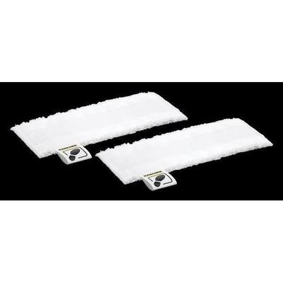 KARCHER - Kit of 2 Universal Microfibre Mops for Floor Nozzle - EasyFix Compatible (SC 1, SC 2, SC 3, SC 4, SC5)