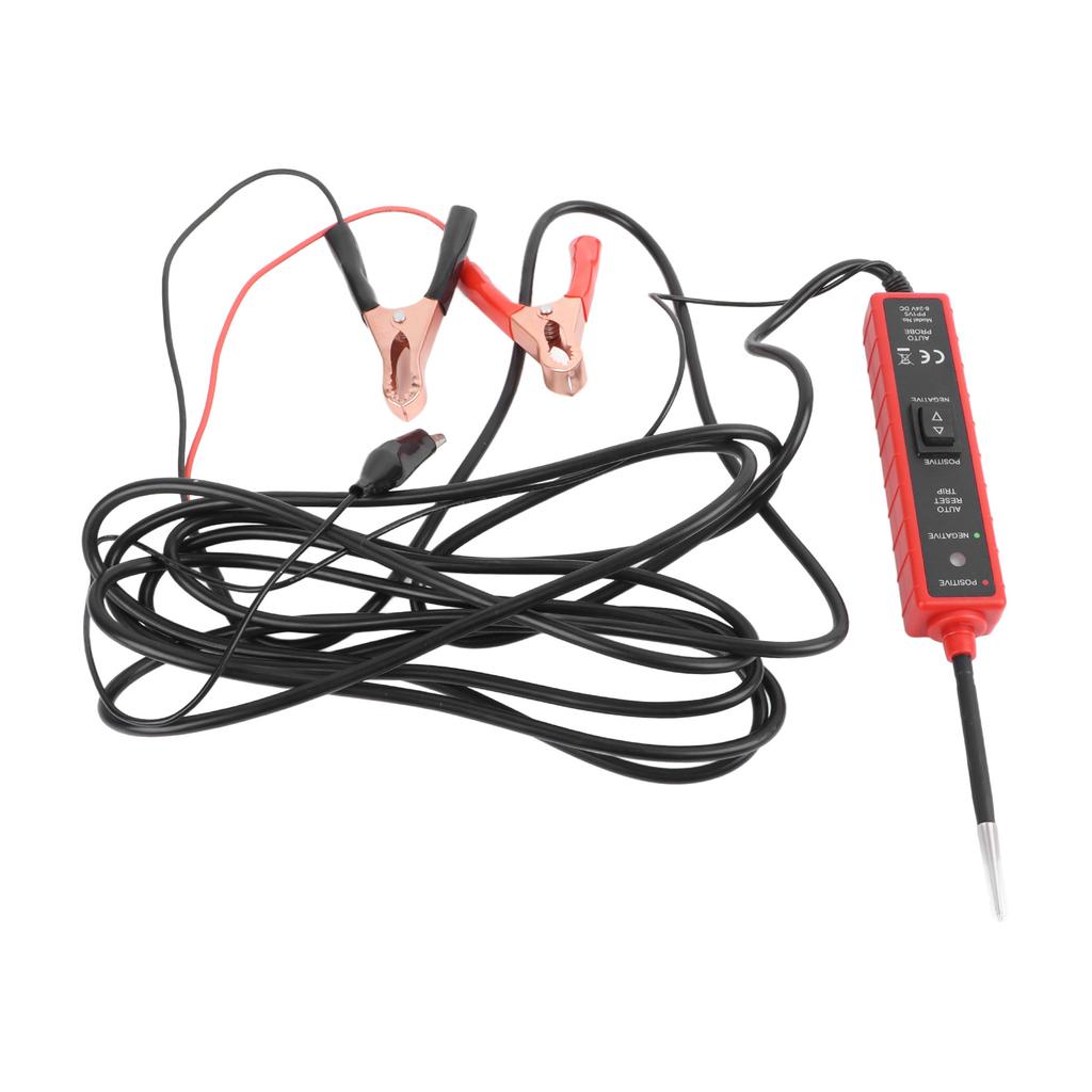 Electric Circuit Tester Accurate 6 to 24V Circuit Probe Detector Electrical System Diagnosis Tool for Car Boat