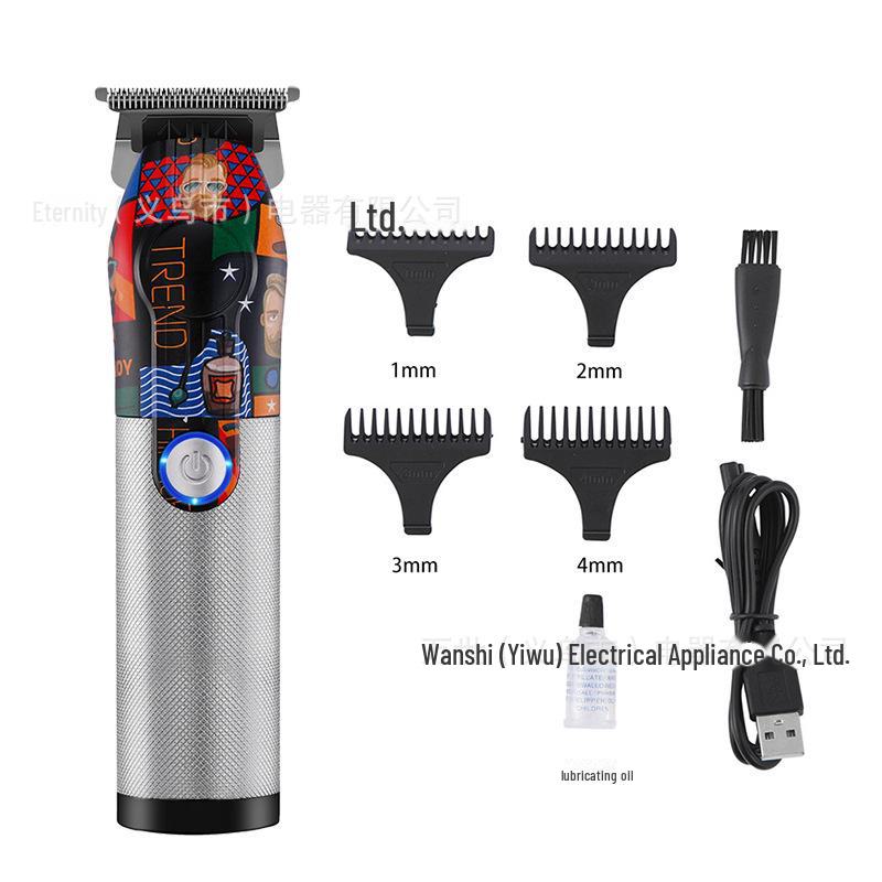 

Новая электрическая машинка для стрижки волос с ЖК-дисплеем и USB-зарядкой, функциями карвинга и отбеливания