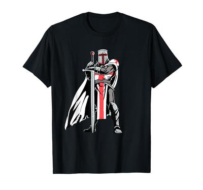Tempelritter und Schwert Geschenk Tempelritter T-Shirt