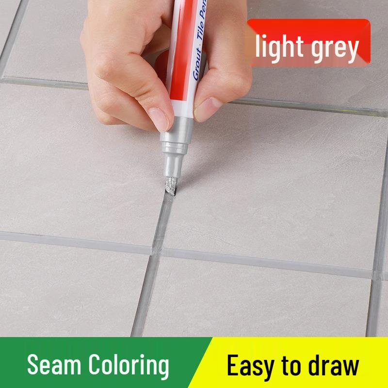 Grout Pen: Waterproof, Anti-Mildew, No-Fade Tile Gap Touch-Up Paint