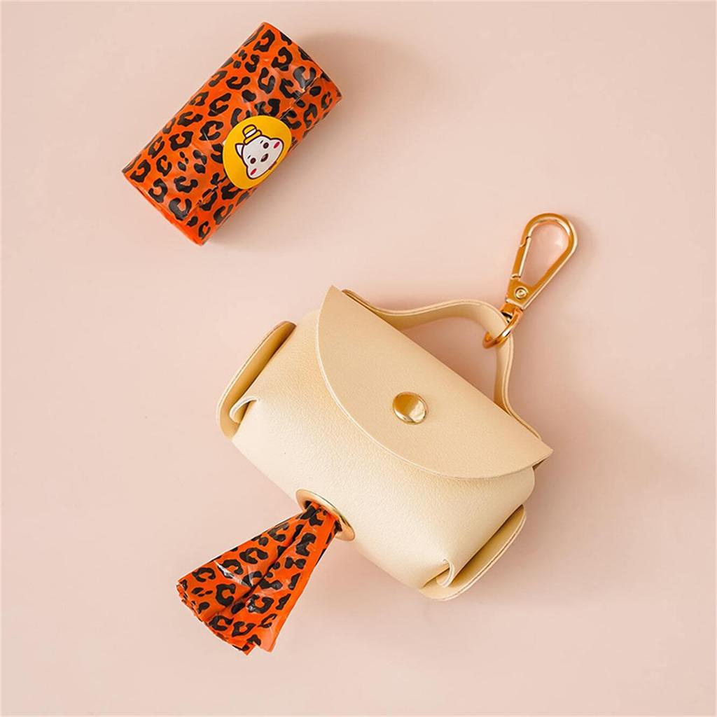 Dog Poop Pickup Bag Dispenser Convenient Pet Waste Bag Dispenser for Dog Pooper Pet Outdoor Walking Poop Bag Holder