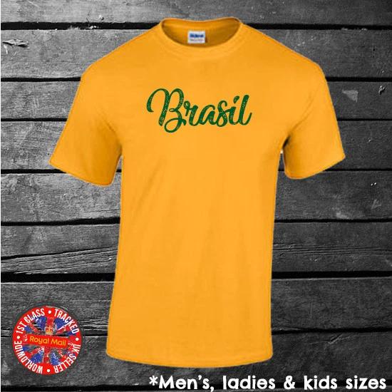 Brasil t-shirt, Sport, Holiday, Pride, Events, Gift, Mens, Ladies, Kids, Baby L