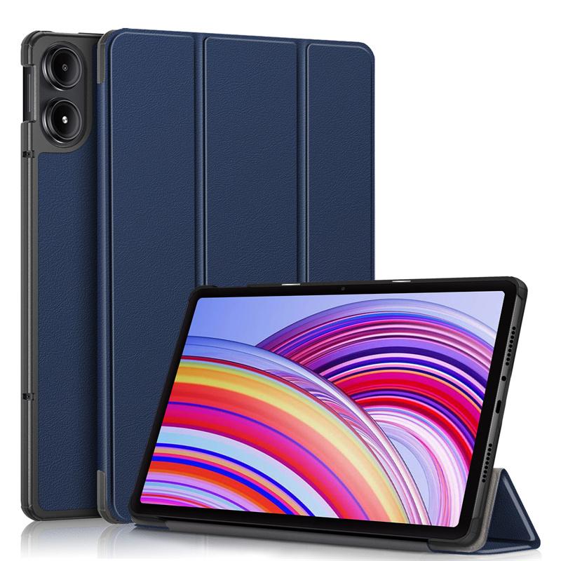 Tablethülle für Xiaomi Redmi Pad Pro 2024 Hülle Dreifach klappbare Standhülle Funda für Red Mi Pad Pro 12 1 12,1 Zoll Tablet mit automatischer Sleep-Abdeckung
