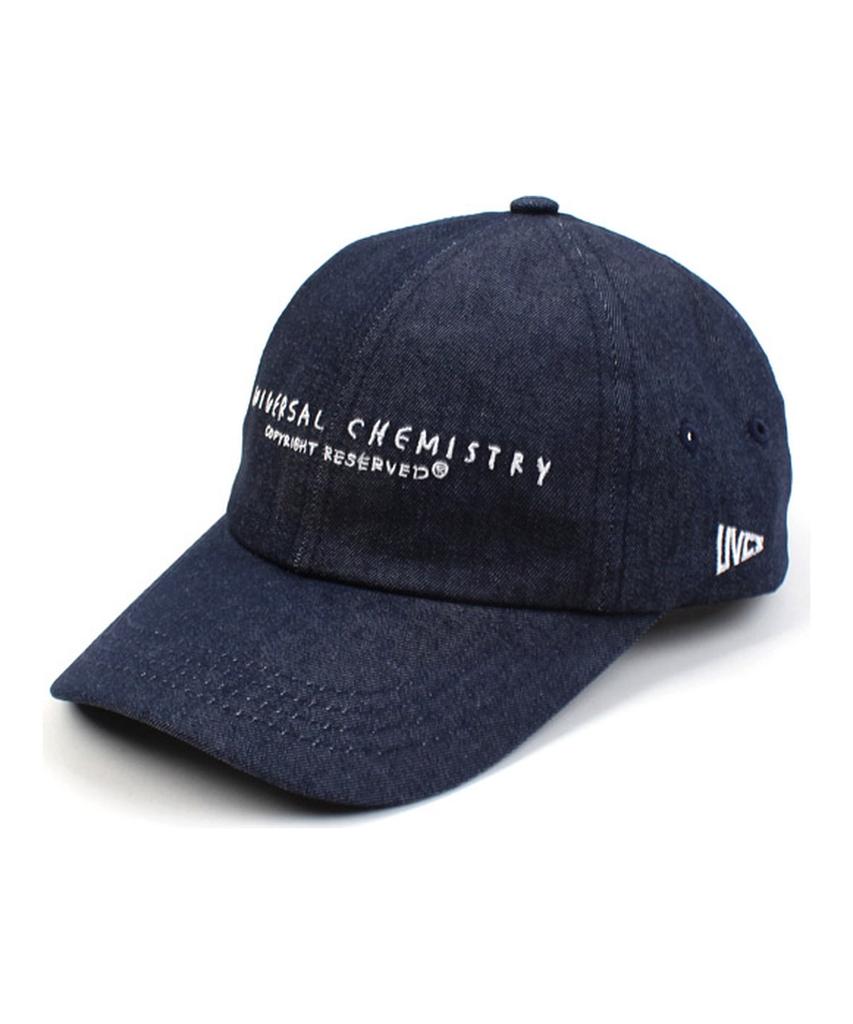 Yunibeosyeolkemiseuteuli Dark Denim Logo Low Ballcap