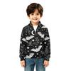 Kids' Knit Sweatshirt with Halloween Print for Fall Festival