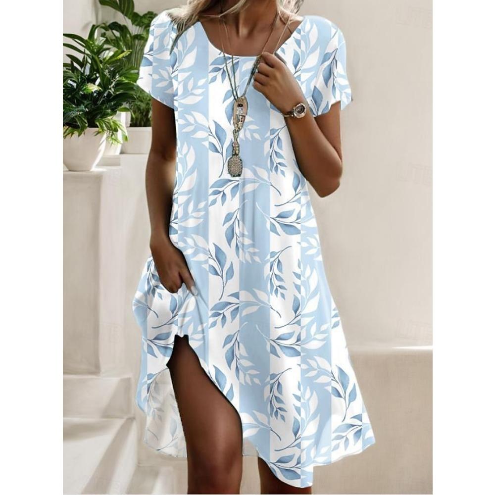 Damenkleid für den Strandurlaub-Stil