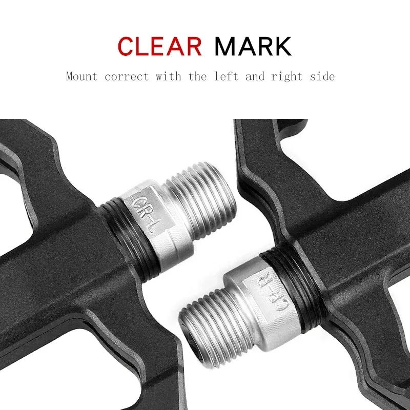 Ultralight Flat MTB Pedals Nylon Bicycle Pedal Bmx Mountain Bike Platform Pedals 3 Sealed Bearings Cycling Pedals For Bicycle