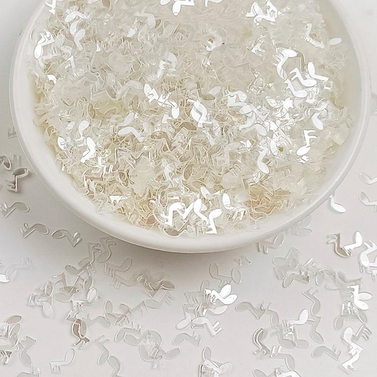 Irregular High-Flash Silver Crystal Sequin Jewelry DIY Accessories