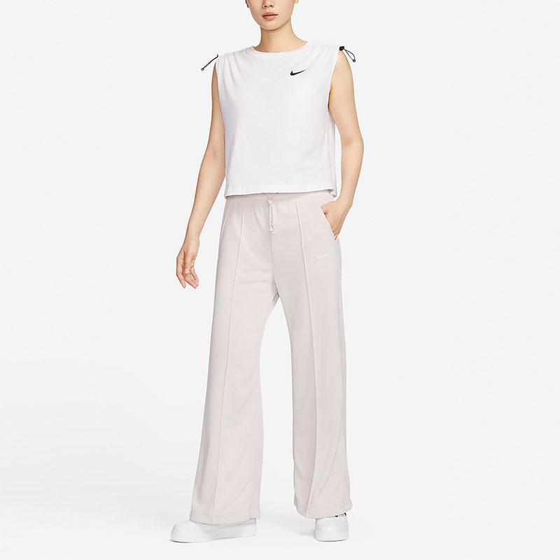 New Nike Sportswear Essentials Series Casual Pants Women's Light Rosewood Umber FB8491-104