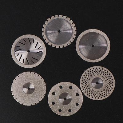 Disco de Corte Diamantado de Dupla Face para Laboratório Dentário 22mm Para Separar Polir Coroa de Cerâmica Gesso ou Jade