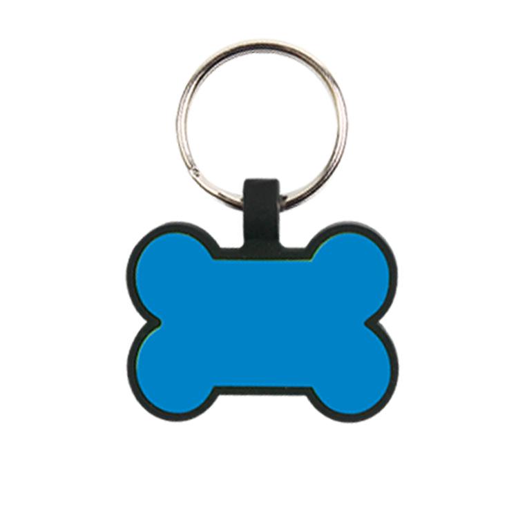 Силиконовый жетон для собаки в форме косточки и кулон в военном стиле для гравировки питомца Printed