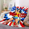 1 ks Wonder Woman, Superhrdinská flanelová deka Měkká, Teplá a Útulná na pohovku, Postel, Kancelář a Cestování Všestranný dárek pro každé roční období, Vánoční dárek