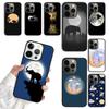 Baby Elephant Moon Phone Case For iPhone 17 Air 14 13 12 16Pro Max 15 Plus Max Cover Shell Coque