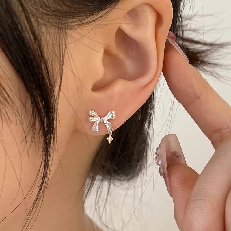 925 Sterling Silver Women's Ear Piercing Earrings - Versatile Cartilage Studs for Comfortable Sleeping
