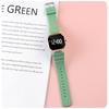 Fashion Women’s Leather Band Electronic Watch – Stylish Digital Wristwatch For Ladies, Elegant Design, Ideal Gift For Birthday, , Daily Wear