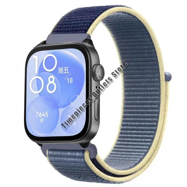 Nylon Loop Strap For Huawei Watch Fit 3 Sport Breathable Replacement Bracelet Wristband For Huawei Watch Fit 3 Belt Accessories