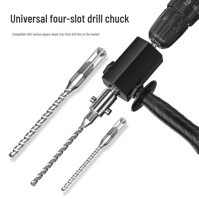 Multi-Functional Wall Chaser: Electric Drill to Hammer Drill Conversion Tool for Household Use