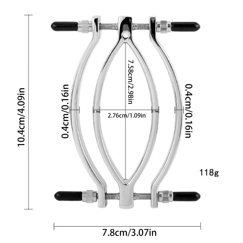 Pussy Clamps,Opens Up Labia Lips Vaginal Expander,Expose Clit Vagina Expansion,Clitoris Clip,Slave Sex Toys For Couples
