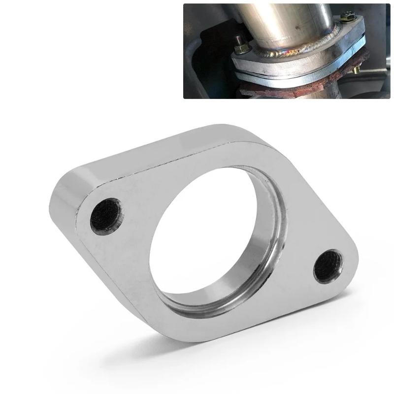 Universal Stainless Steel Muffler Flange 2 Inch Exhaust Pipe Connector Accessory Car Modification Heat Resistance