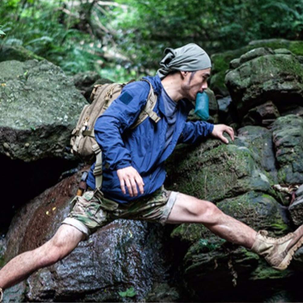 Cangad Foldable TPU Water Sports Water Hiking Hydration Water Carrying Ideal for and Easy To 500ml Bottle, Bottle, Bag, Bag, Camping, Cycling, Hiking,