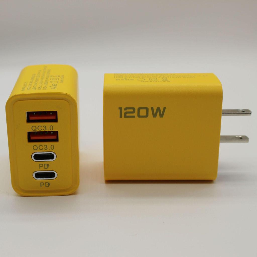 65W Fast Charging Charger 2PD + 4USB Multi-port for Huawei & Apple, EU/US/UK Standards