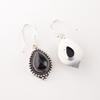 Black Tourmaline Gemstone 925 Sterling Silver Handmade Jewelry Boho Earrings1.6" EE-164-28