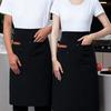 Multi-pocket Waitress Apron Canvas Half Apron New Working Clothes  Restaurant Use
