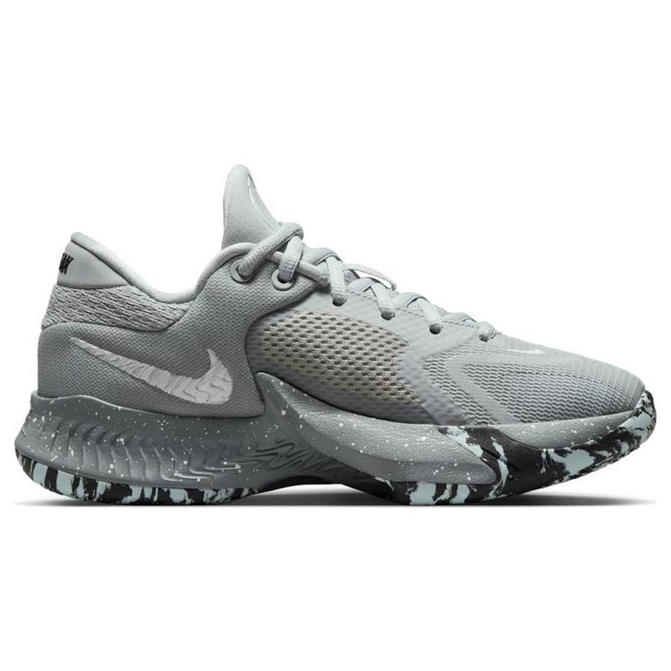 Nike Zoom Freak 4 GS Etched in Stone Kids Sneakers Grey Wolf-Grey White DQ0553-004