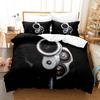 3D Military Weapon Gun Doona Duvet Cover Pillowcase Kids Boy Men Bedding Queen