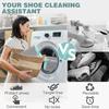 Wash Shoe Cleaning Bag Padded Net Laundry Shoes Protector Fluffy Fibers Polyester Washing Shoes Machine Laundry Bag Drying Bags