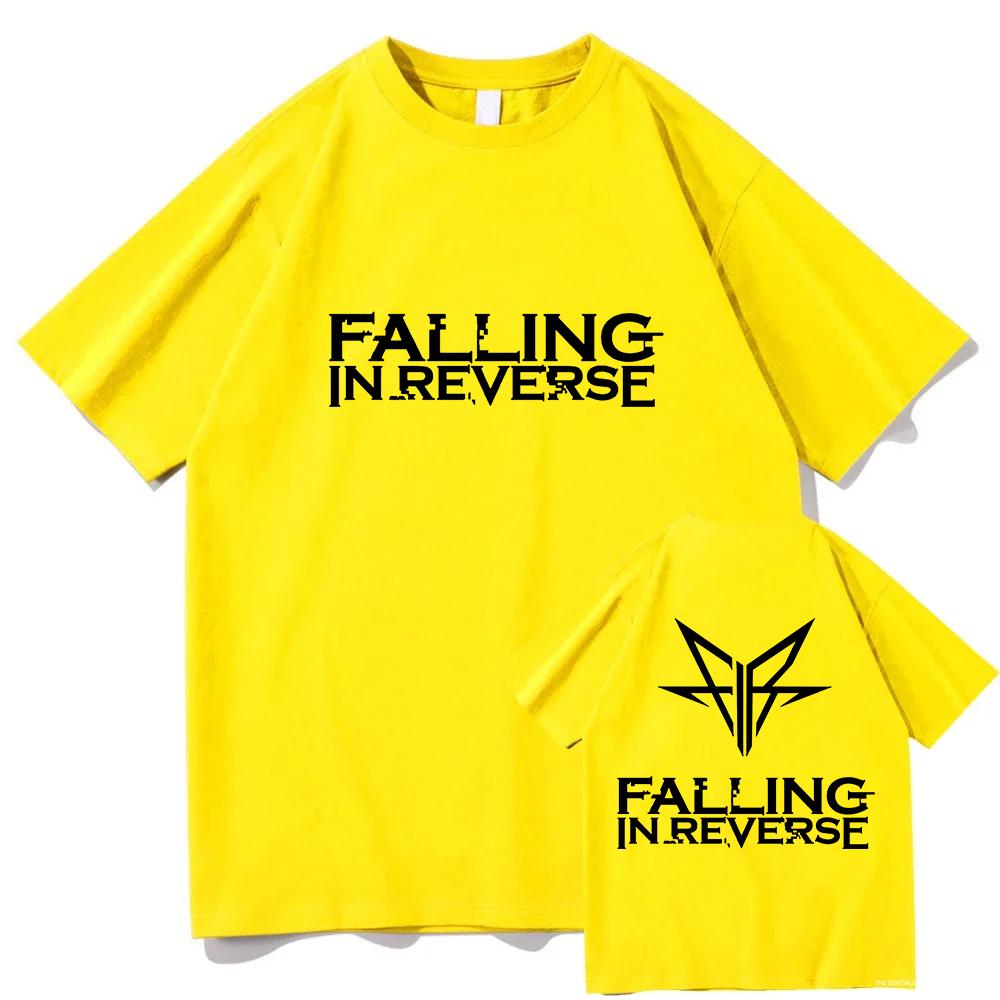 

Falling in Reverse Популярная футболка тура Mons Хлопковая футболка с коротким рукавом Летние футболки Хип-хоп уличная одежда Мужская одежда Графические футболки 4XL