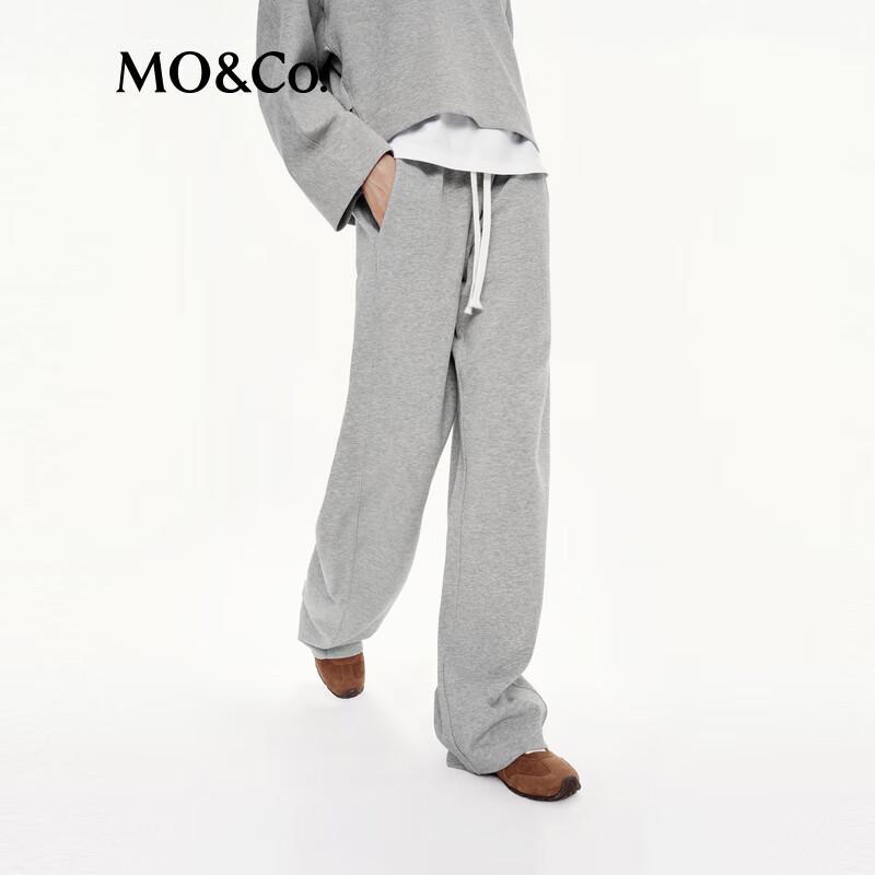 MO&Co. Women's Lightweight Air-Layer High-Waist Sweatpants