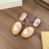 Thick-soled 2025 Summer New Hello Kitty Transparent Jelly with Sandals To Increase the Height of Versatile Bag Head Empty Sandals