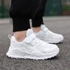 Weiße Kinder Leder Freizeitschuhe für Jungen Mädchen Laufschuhe Outdoor Atmungsaktives Mesh Kinder Schule Walking Sport Rutschfest