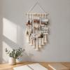 25.59 X 15.75 In Macrame Wall Hanging 25 Wood Clips Boho Wall Decor  Bedroom