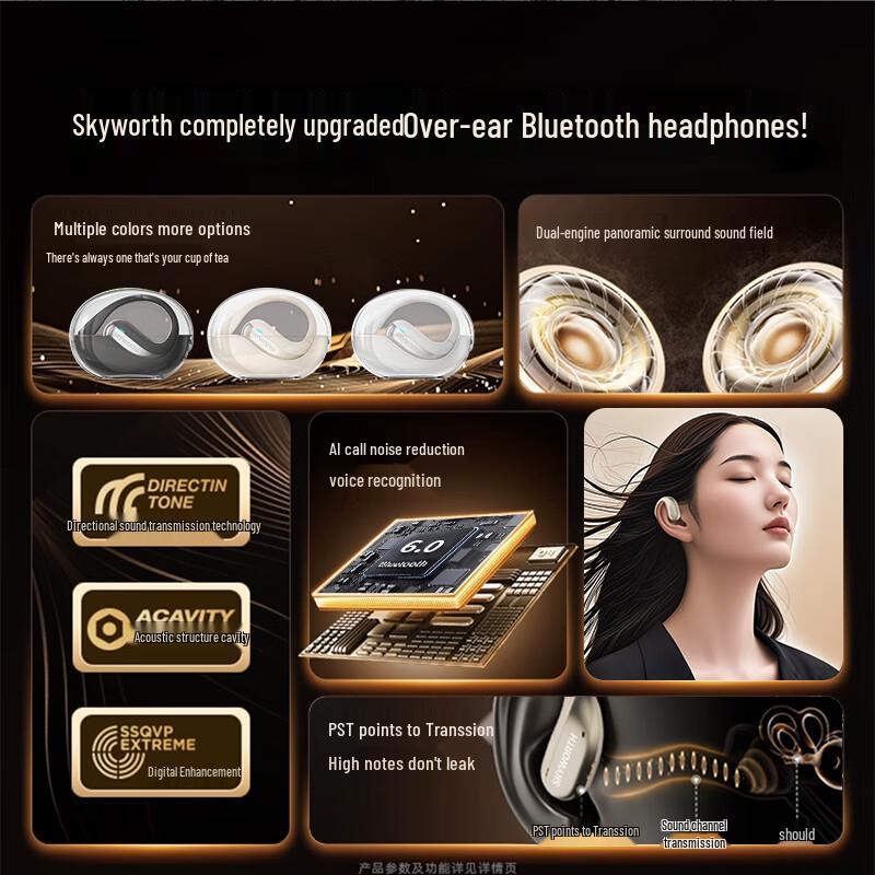 Skyworth Open lite D1 Open-Ear Sport Bluetooth Headphones